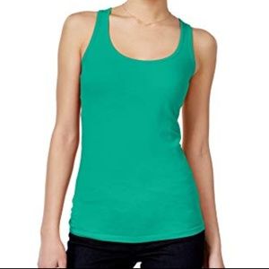 Planet Gold Emerald Green Racerback tank